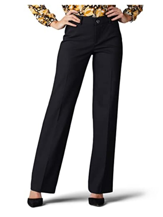 Pants - Plus Size Flex Motion Regular Fit Trouser Pants, Non-Binding Waistband, Slant